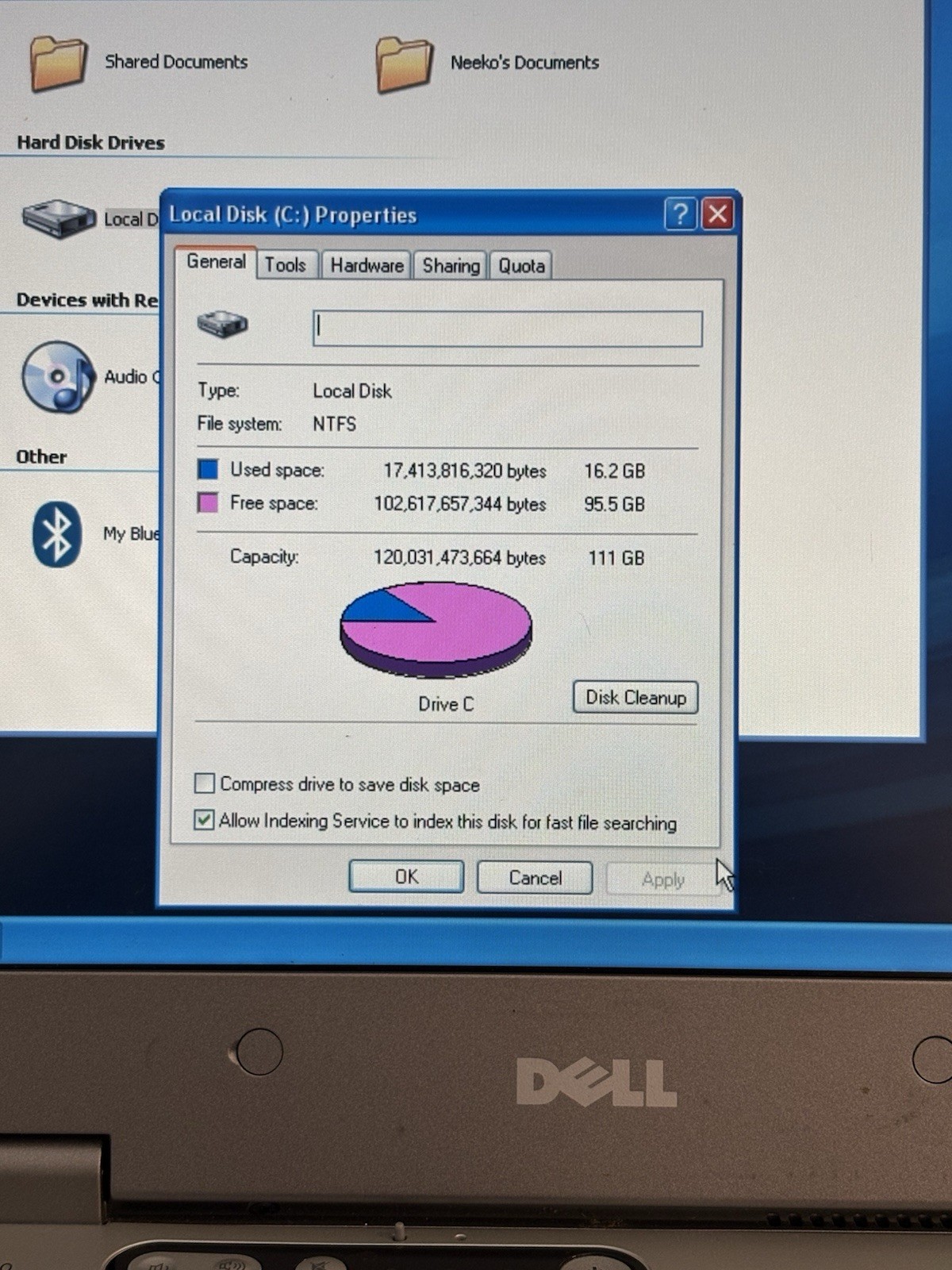 Dell Latitude D800 Laptop Windows XPPro Pentium M 1.7GHz 1GB RAM 120GB HDDTested