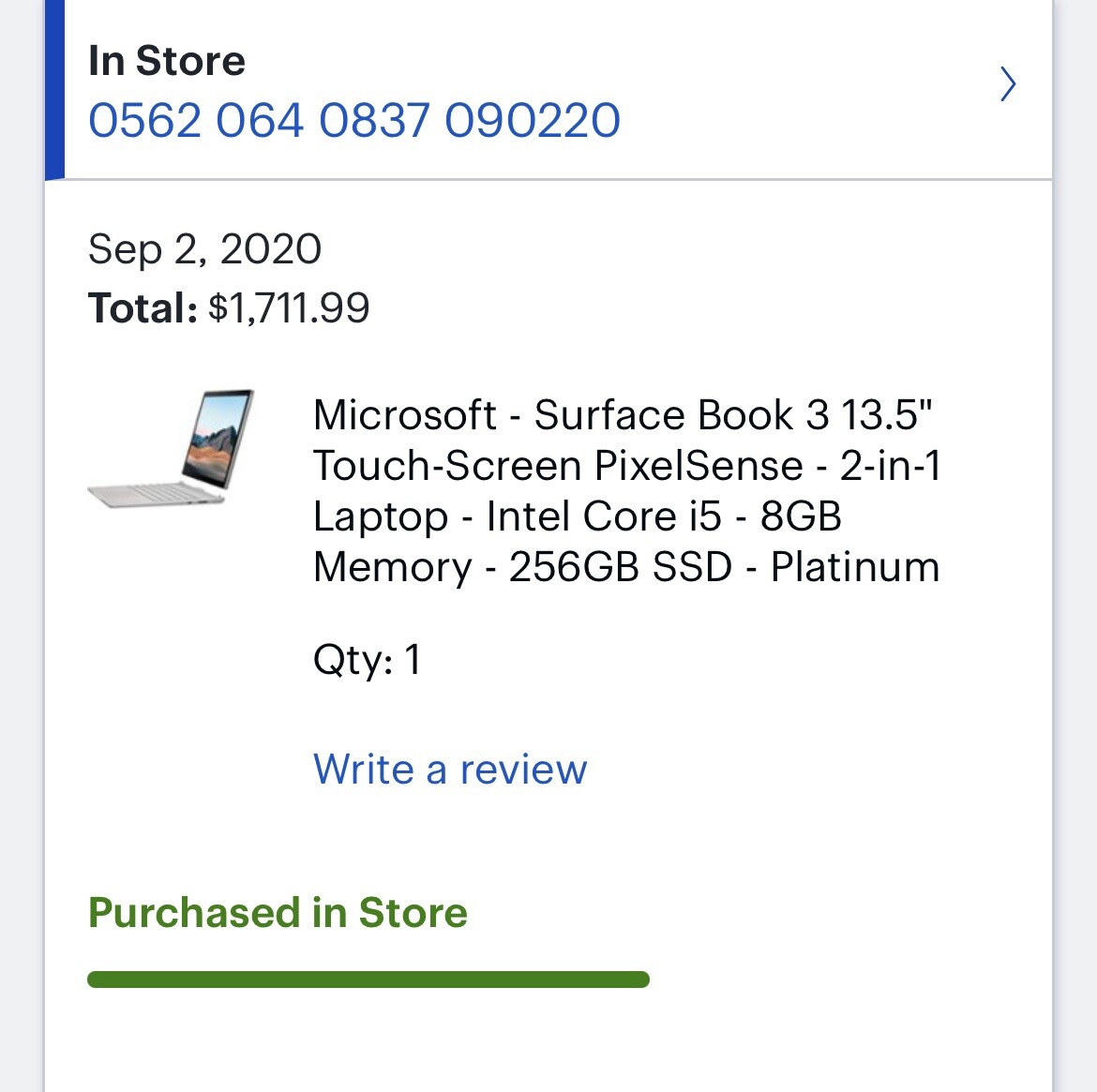 Microsoft Surface Book 3 13.5″ (256GB SSD, Intel Core i5 10th Gen., 3.70 GHz,…