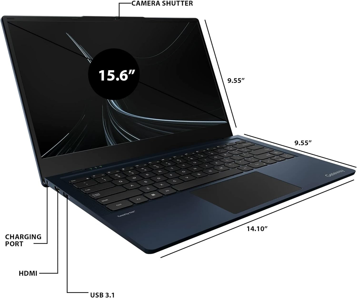 Gateway Ultra Slim 15.6″ HD Laptop Intel Celeron N4020 4GB 128GB Win11H