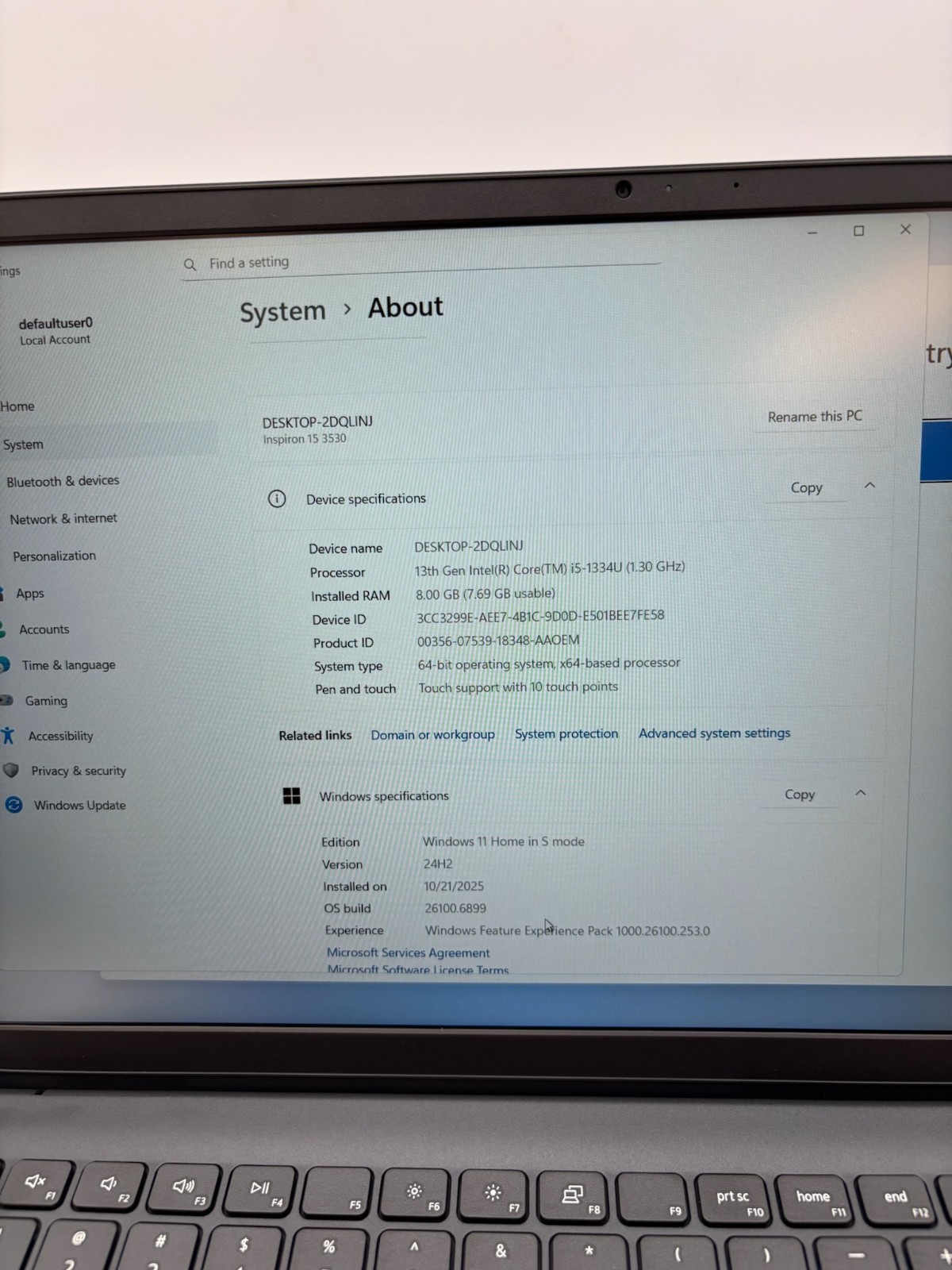 Dell Inspiron 15 3530 15.6″ 512 GB SSD 8 GB RAM i5-1334U Windows 11 Home