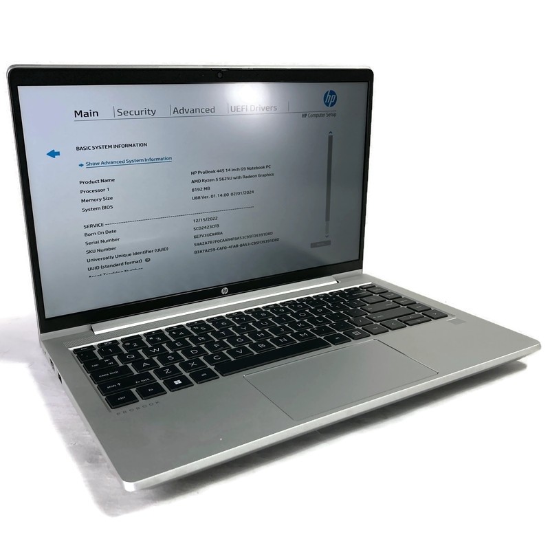 HP ProBook 445 G9 14″ Laptop Ryzen 5 5625U 2.3GHz – 8GB Ram – No Drive