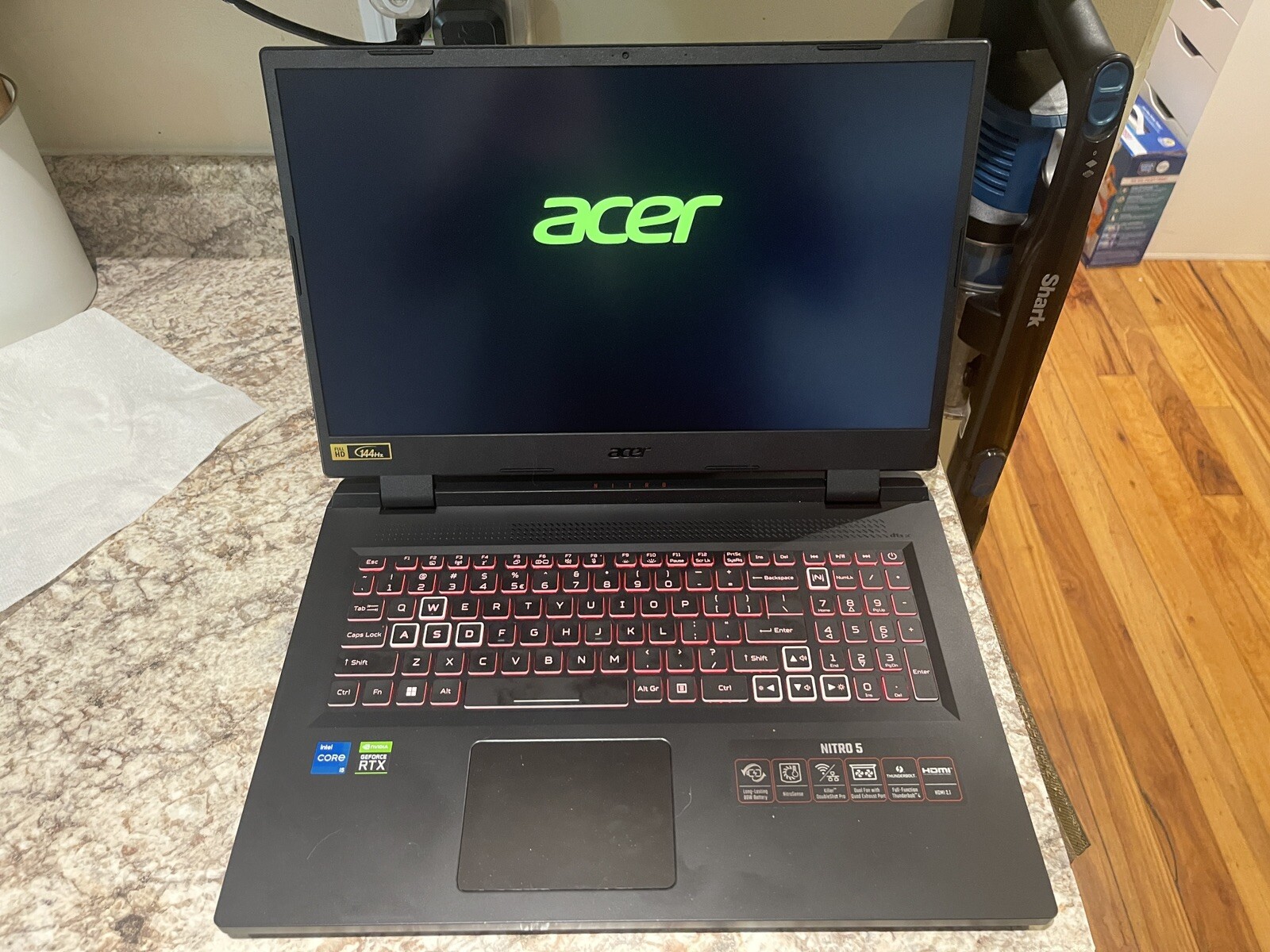 Acer Nitro 5 AN517-55 17.3″ (512GB SSD, Intel Core i5 12th Gen., 4.50 GHz, 8GB,