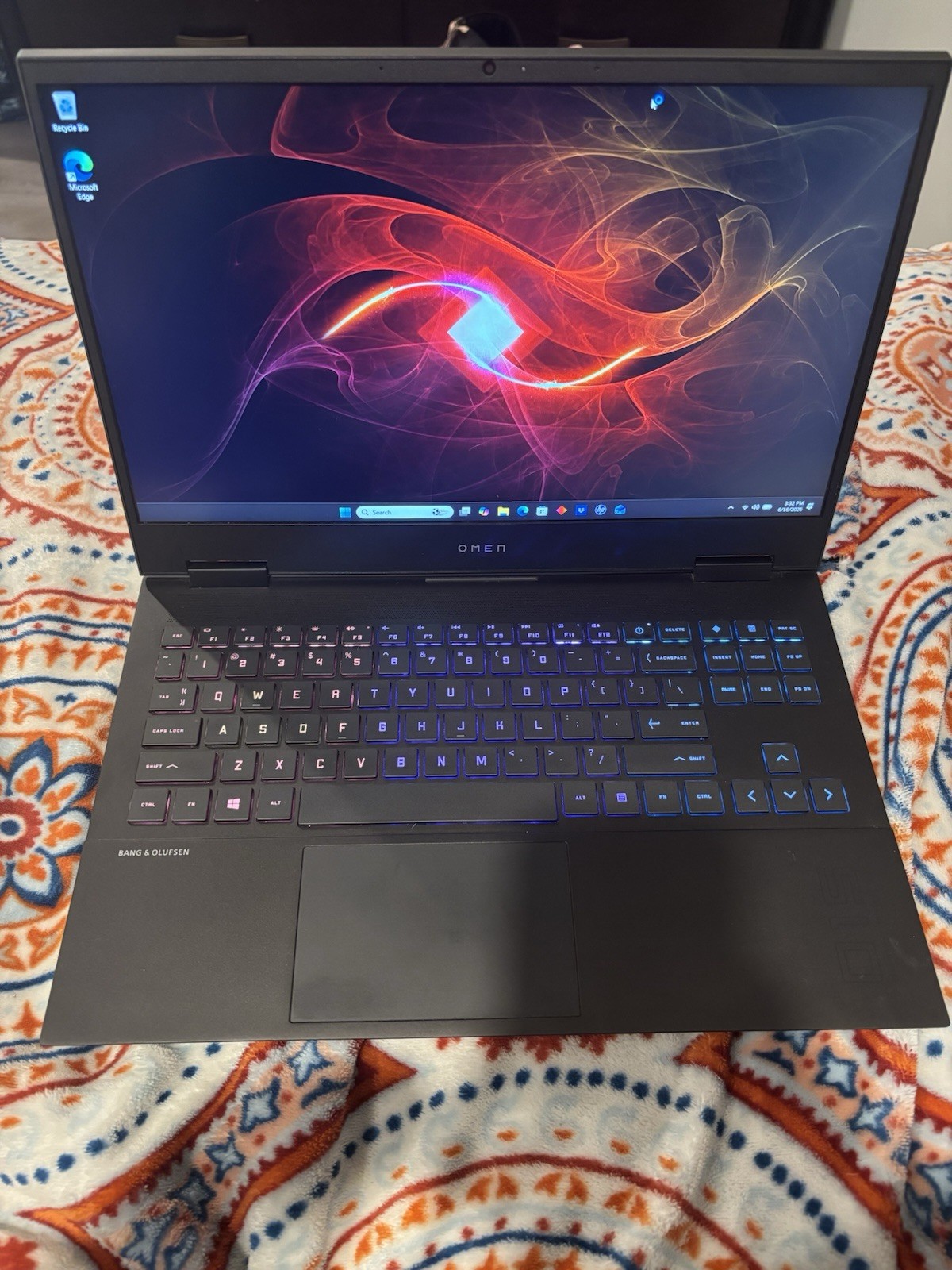 HP OMEN 15.6″ Gaming Laptop Ryzen 7 4800H 8GB Win11 Radeon Black