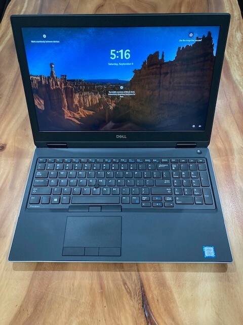 Dell Precision 7530 Workstation i7-8850 16GB RAM 512GB SSD Windows 11 Pro VR15