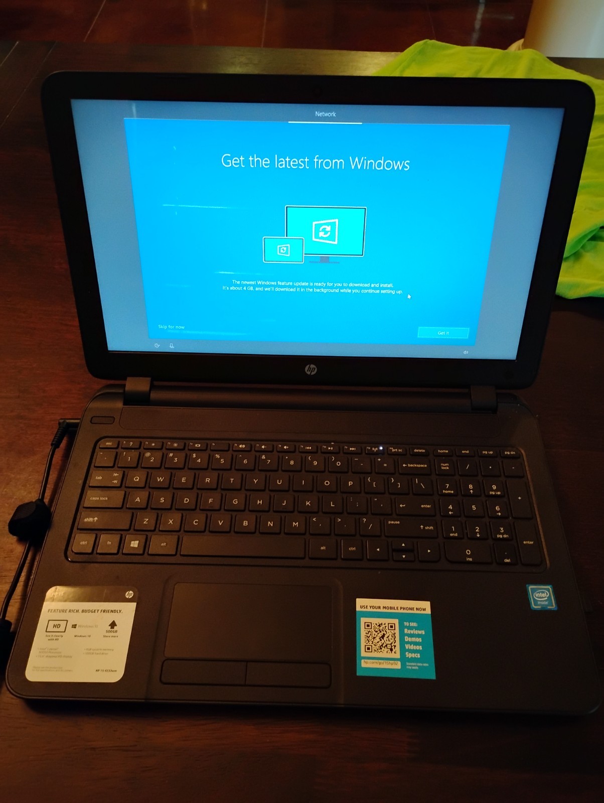 HP 15 Series 15.6″ HdScreen Intel Celeron N3050 Processor 500gb Hardrive 4gb Ram