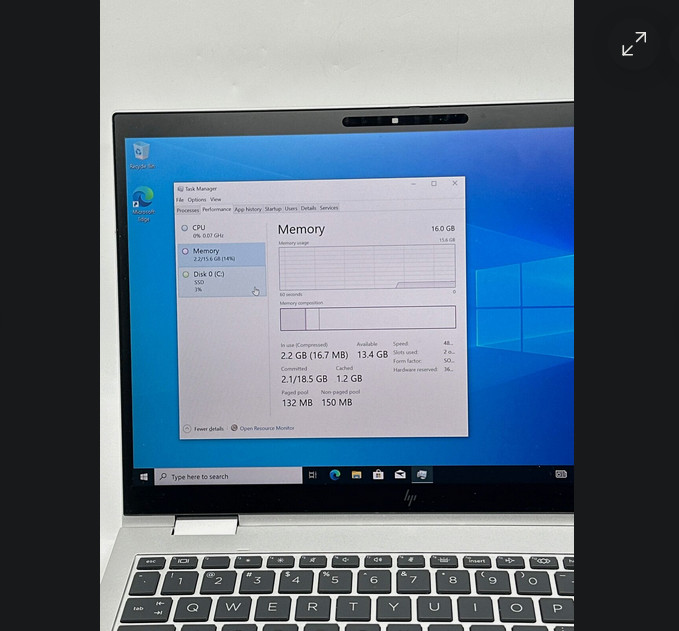HP EliteBook x360 G9 830 2-in-1 i5-1235U 16GB RAM 256GB SSD