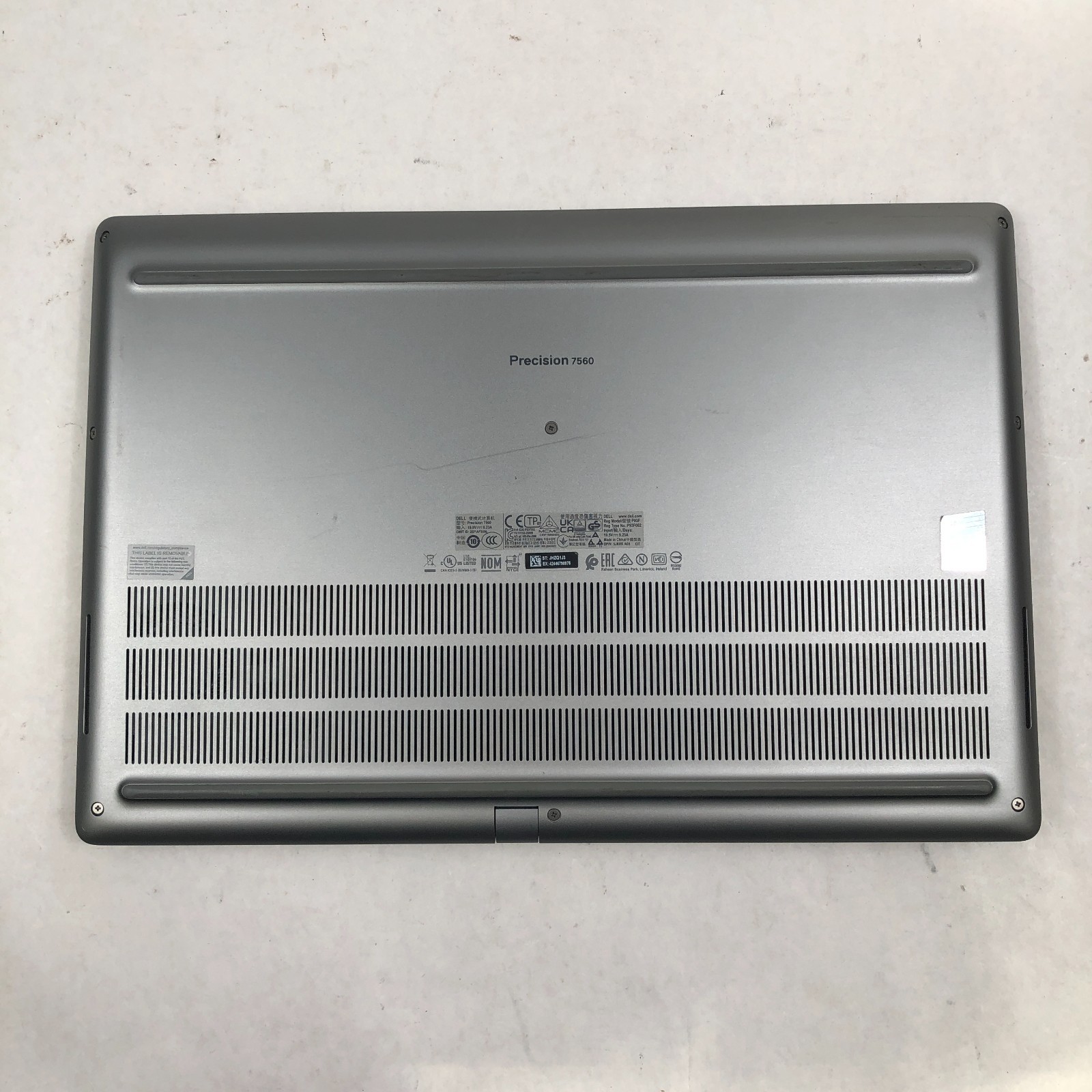 Dell Precision 7560 Laptop i7-11850H 32GB RAM RTX A3000 512GB SSD No OS/AC