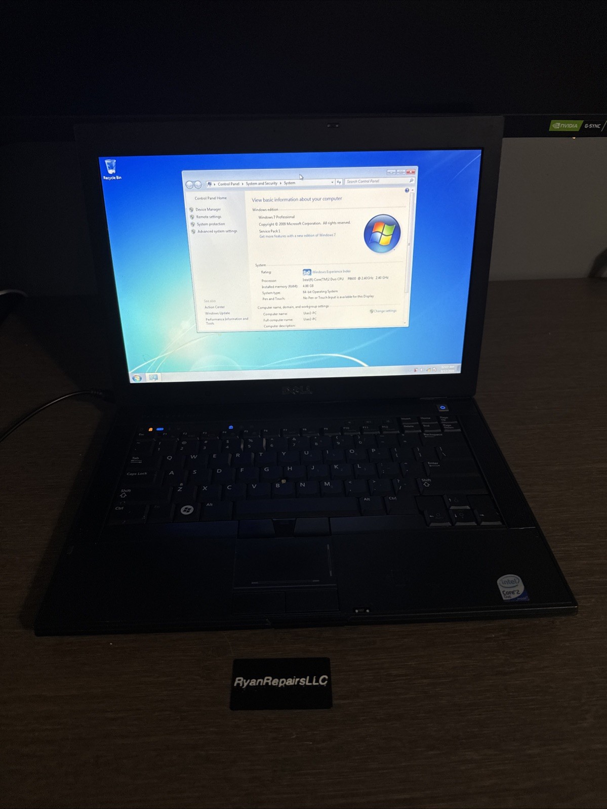 Dell Latitude E6400 Laptop 14″ Intel Core 2 Duo 4GB RAM 500Gb HDD Windows 7