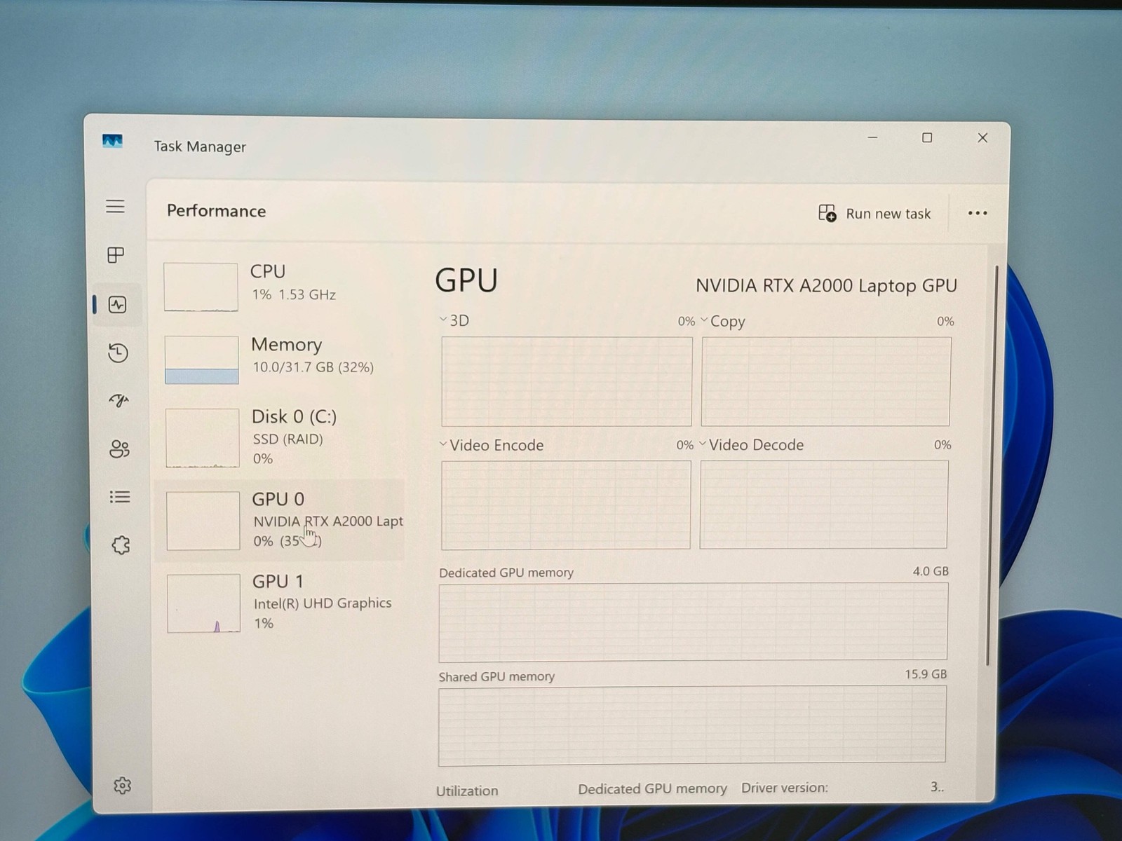 Dell Precision 5560 Intel Core i7-11850H 32GB RAM 1TB SSD NVIDIA RTX A2000