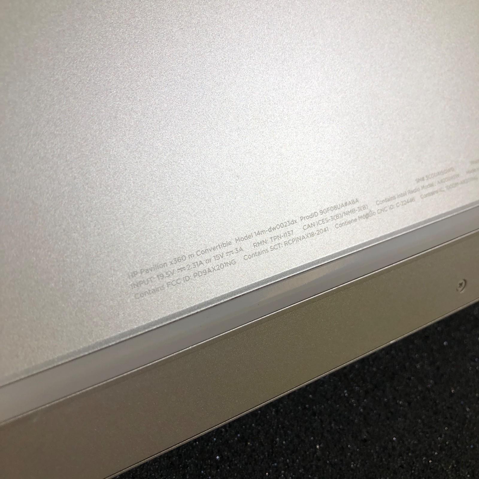 HP Pavilion 14M-DW0023DX 14″ Core i5-1035G1 1.0GHz 8GB RAM 256GB SSD