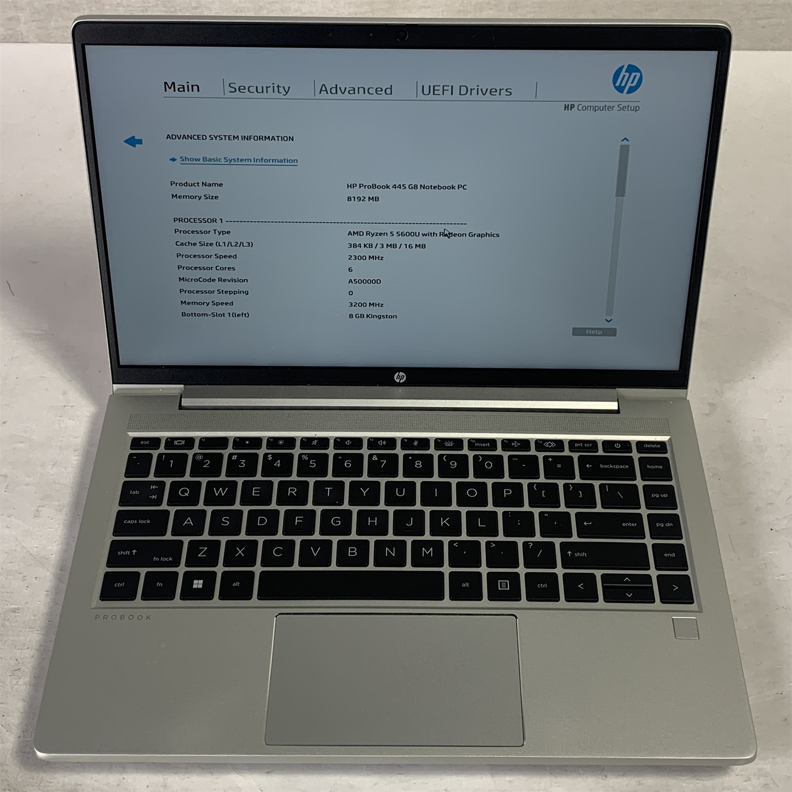 HP ProBook 445 G8 14″ Laptop Ryzen 5 5600U 2.3GHz 8GB – NO DRIVE