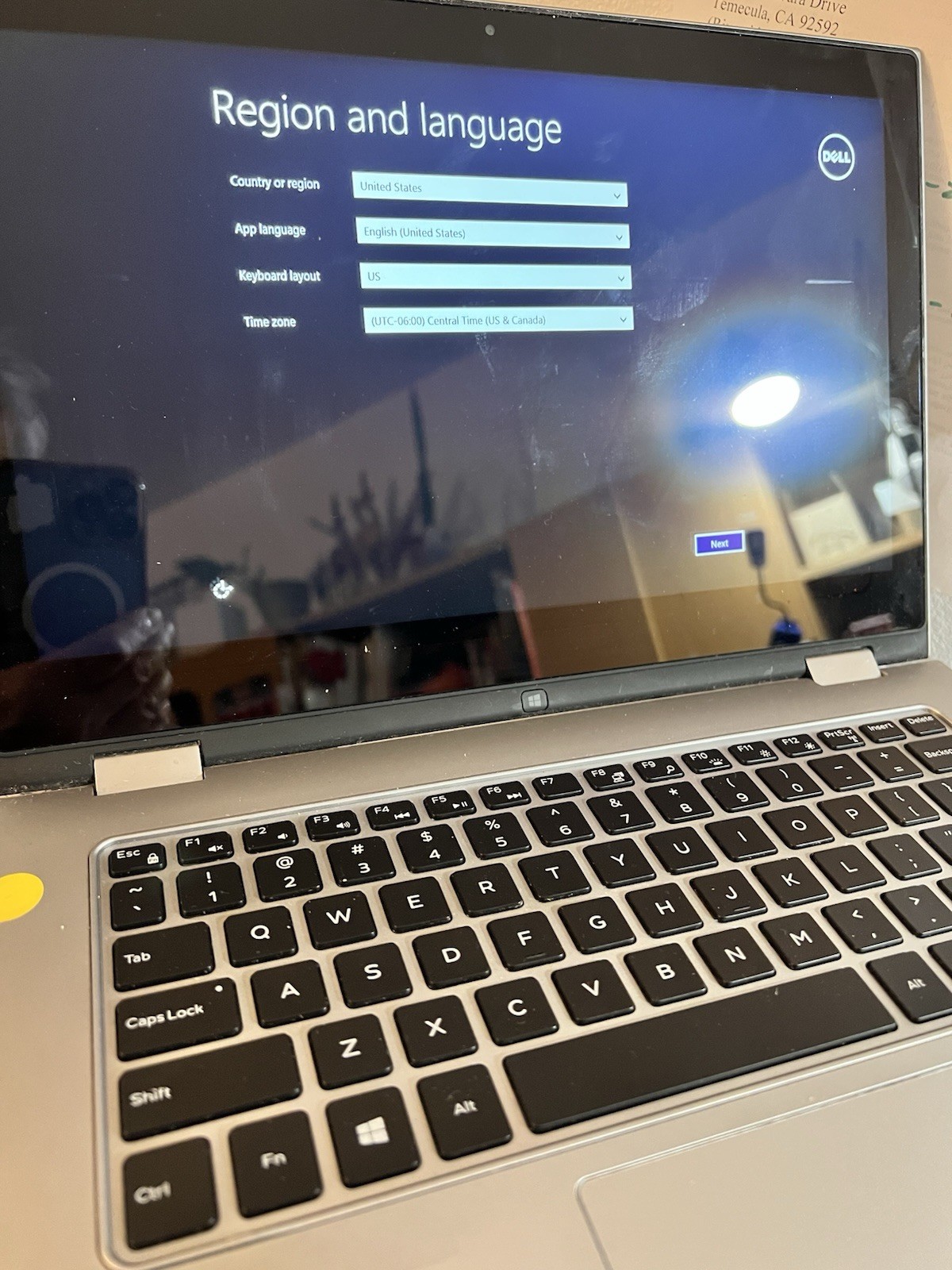 Dell Inspiron 13.3” touchscreen, (i5, 2.7GHz,8G ram,500G HDD)-factory reset