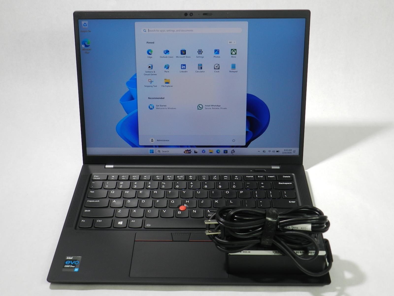 LENOVO THINKPAD X1 CARBON 9TH GEN | TOUCH | 11TH i7 | 512GB | 16GB | A+| BH 90%