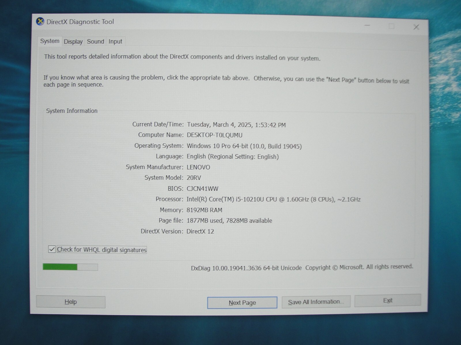 Lenovo ThinkBook 14-IML 14” FHD Intel Core i5-10210U 1.6GHz 8GB SSD Reset 256GB