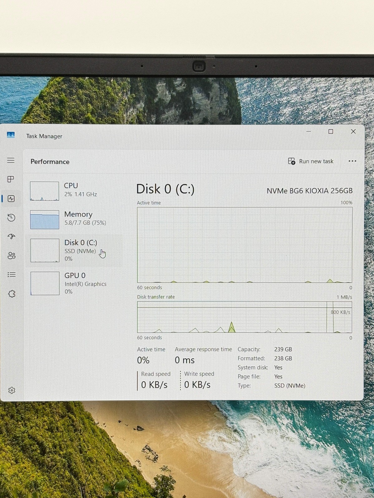 Dell Pro 16 PC16250 16-inch Core i3 8GB RAM 128GB SSD