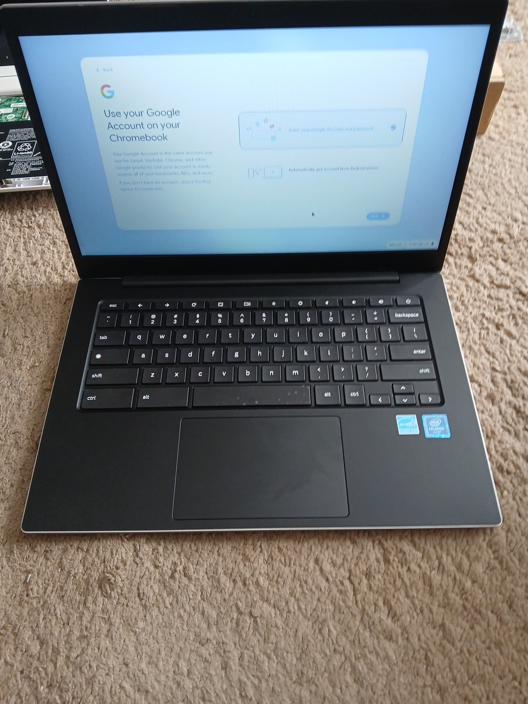 Samsung 14″ Galaxy Chromebook, XE340XDA-KA2US Intel Celeron N4500, 4GB, 64GB