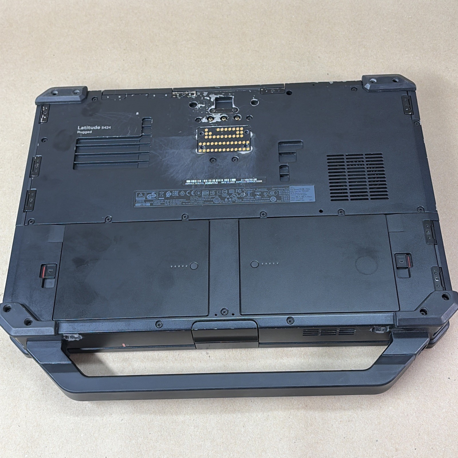 BROKEN KEY Dell Latitude 5424 Rugged 14″ i5-8350U 16GB RAM Touch NO SSD NO OS