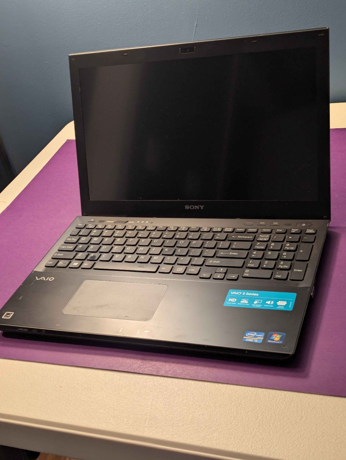 Sony Vaio SVS13A25PXB 13″ S Series Rare (2012) Carbon Fiber [USED/NOT WORKING]