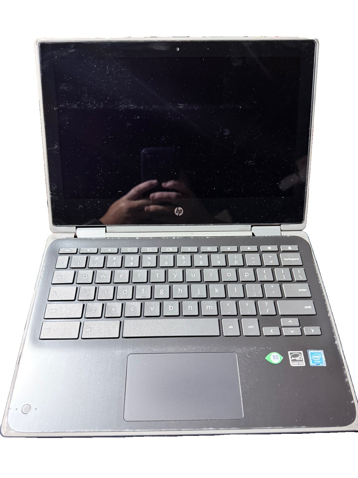 HP Chromebook x360 11 G3 EE 11.6″, 1.1 GHz, 4GB Ram, 32GB SSD parts only read ad