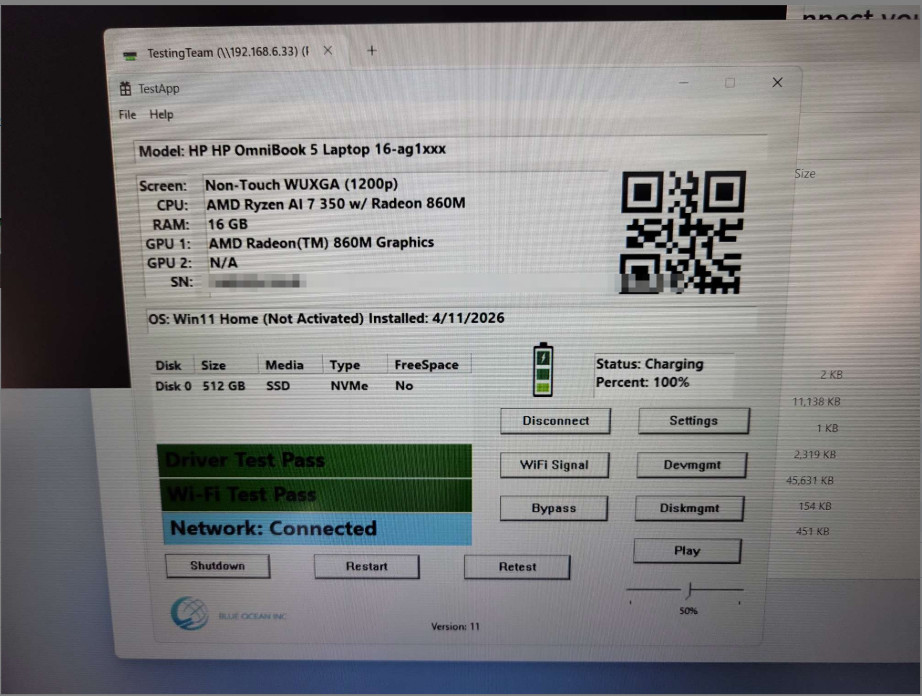 HP 16-ag1070wm 16” OmniBook 5 Ryzen 7 350 16GB RAM 512GB SSD Win 11 Home Silver