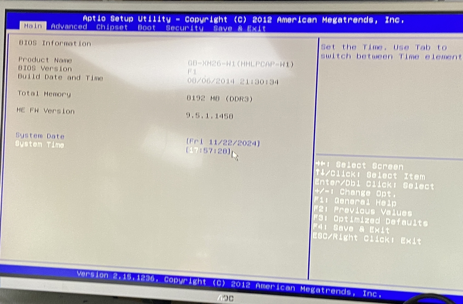 VIA CONNECT PRO GIGABYTE GB-XM26-W1 Celeron 2955U 1.4GHz 8GB RAM NO HDD/BATT/OS