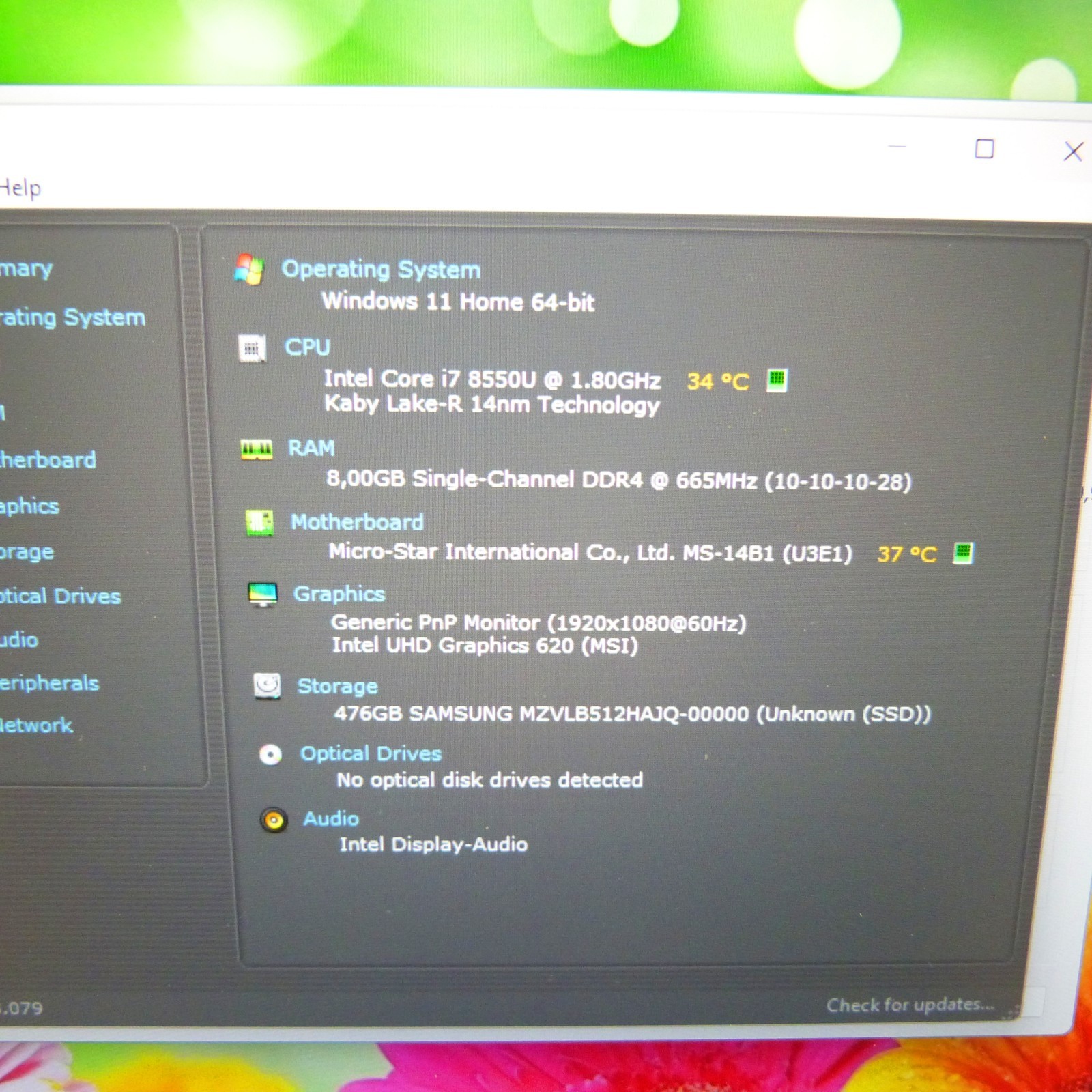 XXL LOT MSI Prestige 14 PS42 FULLHD RGB ULTRABOOK METAL SSD Windows 11 Core i7