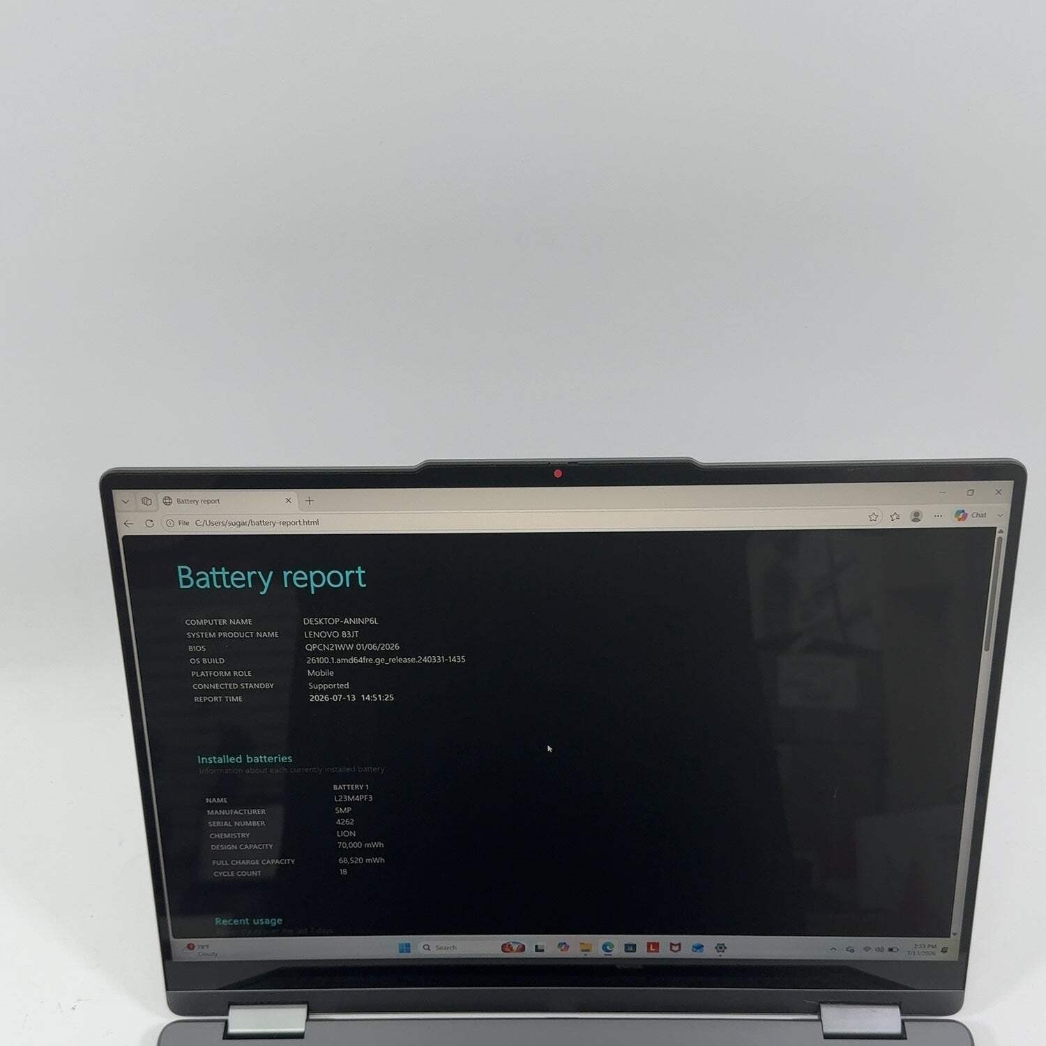 Lenovo Yoga 7i 2-in-1 16″ Core Ultra 5 226V 2.1GHz 16GB RAM 512GB SSD