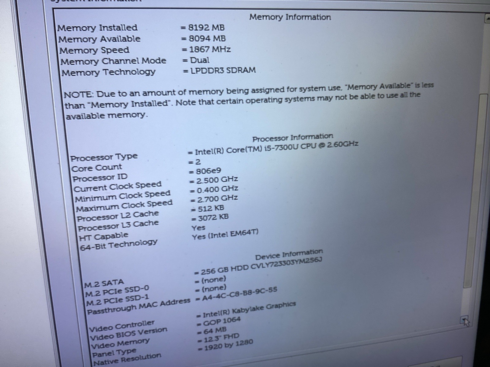 Dell Latitude 5285 2 in 1 Laptop i5-7300U 256GB 8GB & Case & Pen – UNTESTED