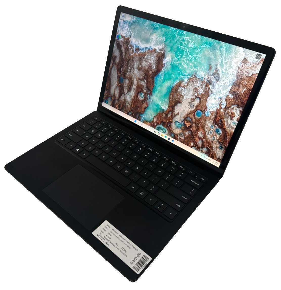 MICROSOFT SURFACE 5 LAPTOP CORE i7-1265u @ 2.70 GHZ 32GB RAM 476GB SSD (lp695)