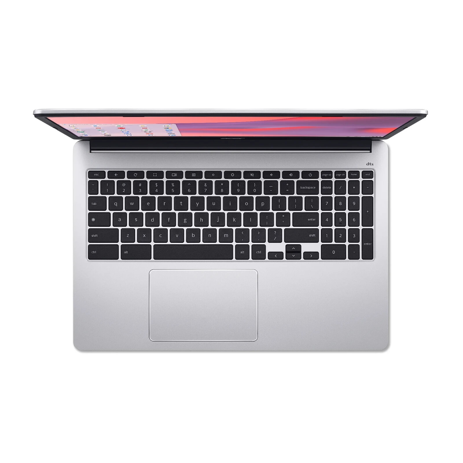Acer Chromebook 315 15.6 inch (64GB eMMC, Intel Processor N4500, 4GB)- Silver