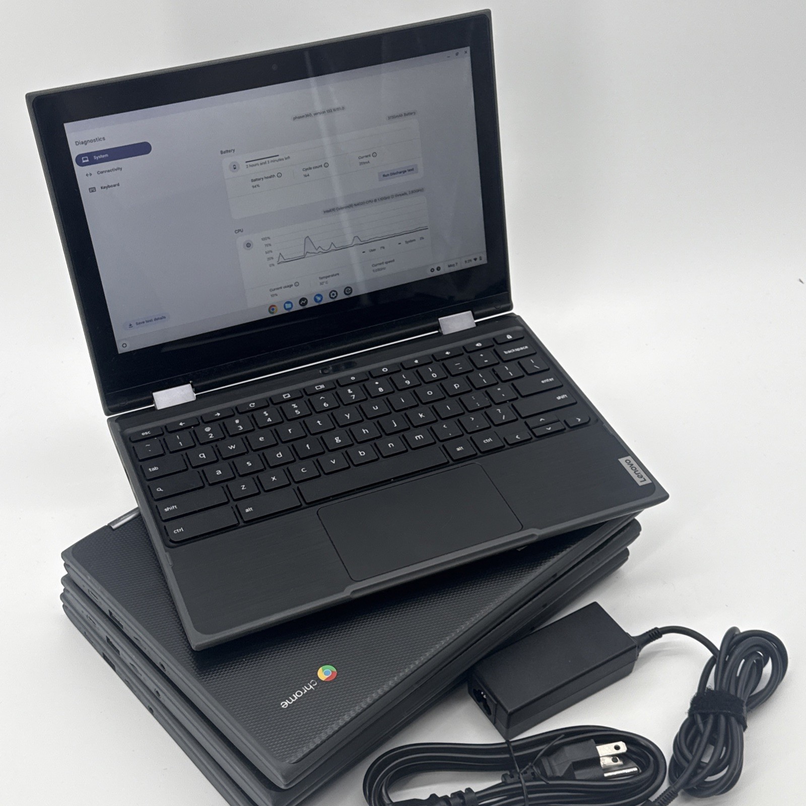 Lenovo 300e Chromebook 2nd Gen 11.6” Touchscreen 32GB 4GB RAM ChromeOS 81MB