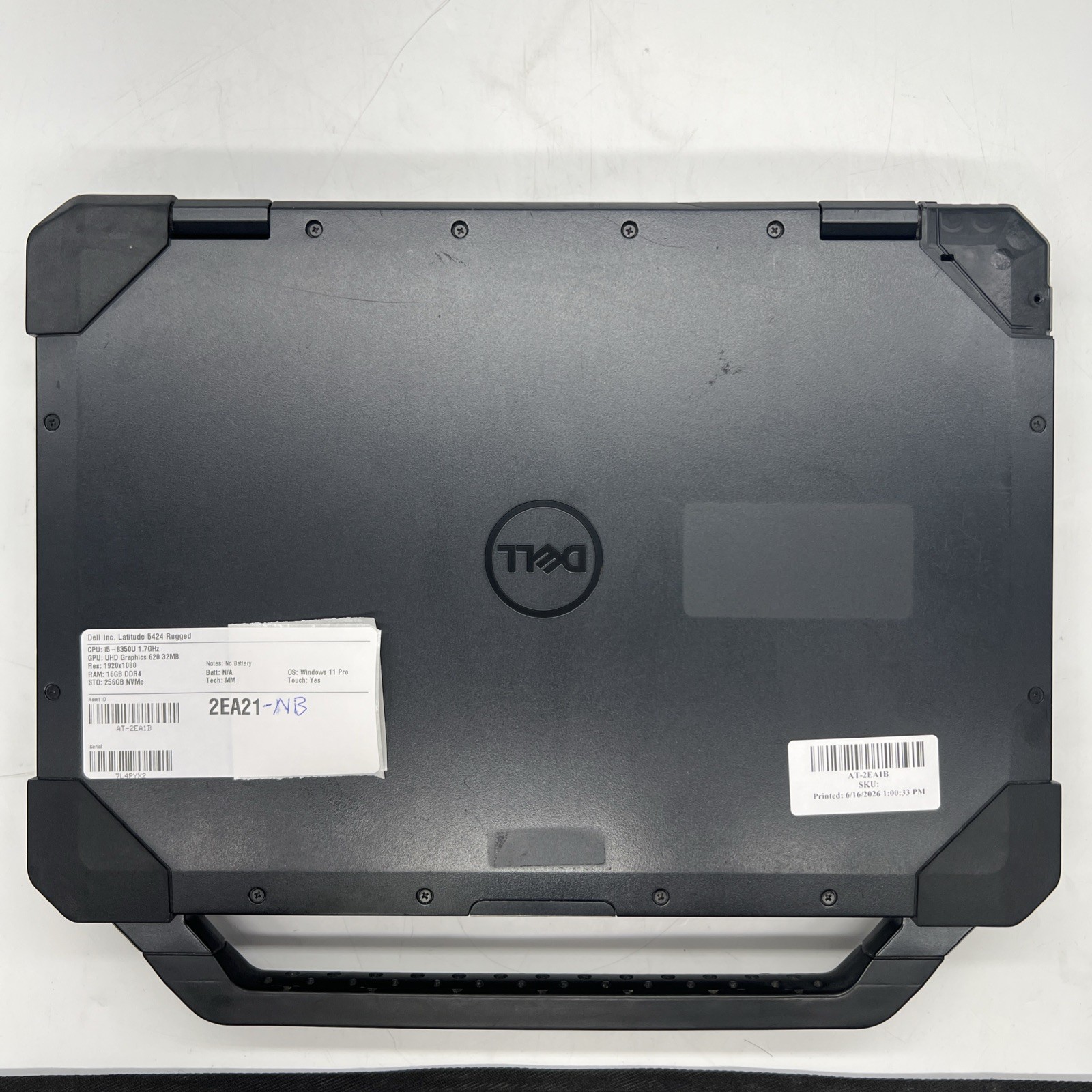 Dell Latitude 5424 Rugged Touchscreen i5-8350U 1.7GHz 16GB RAM No Storage No OS