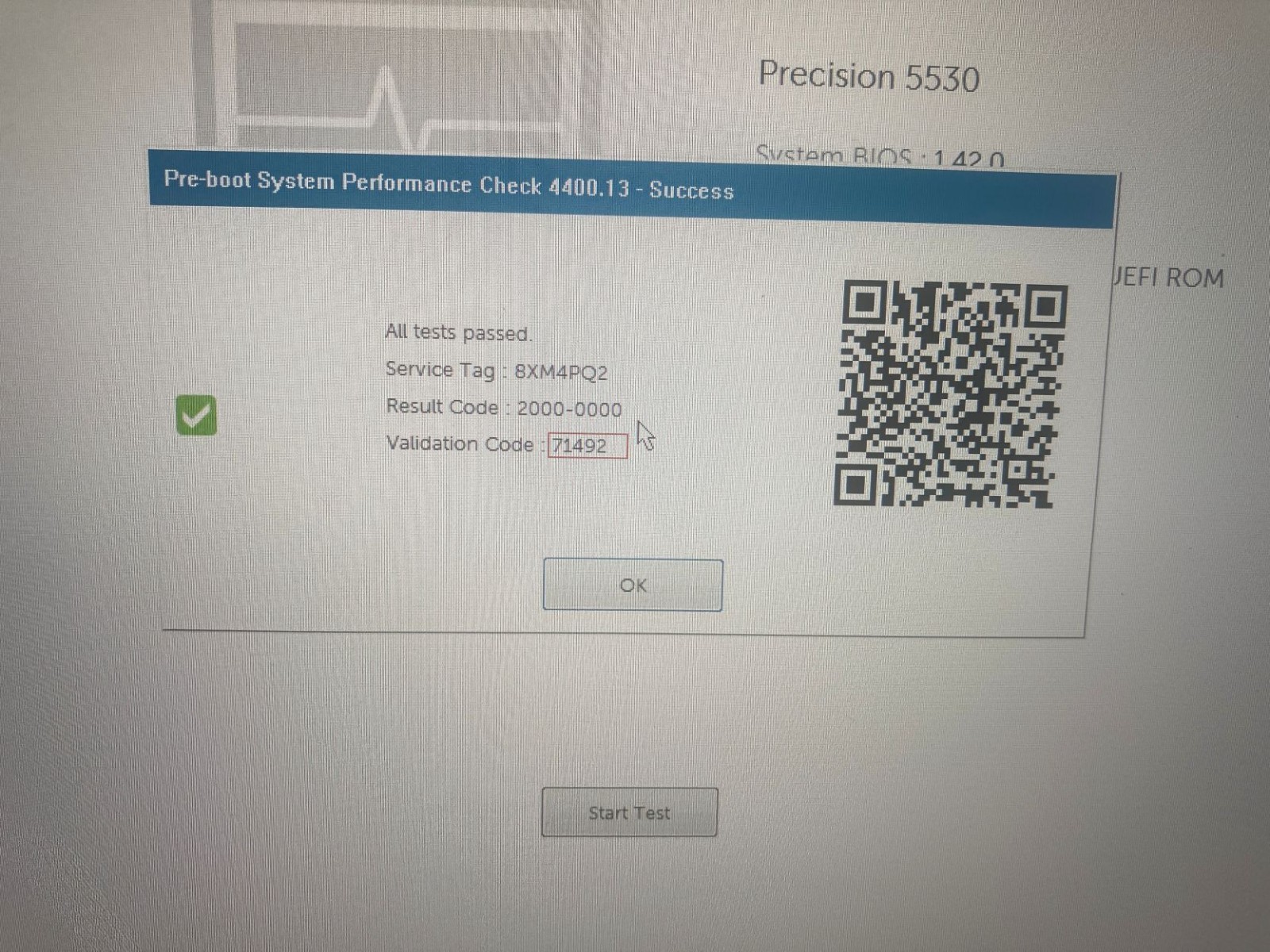 Dell Precision 5530 i7-2.6GHz 32GB 256GB SSD P1000 4GB GDDR Win11
