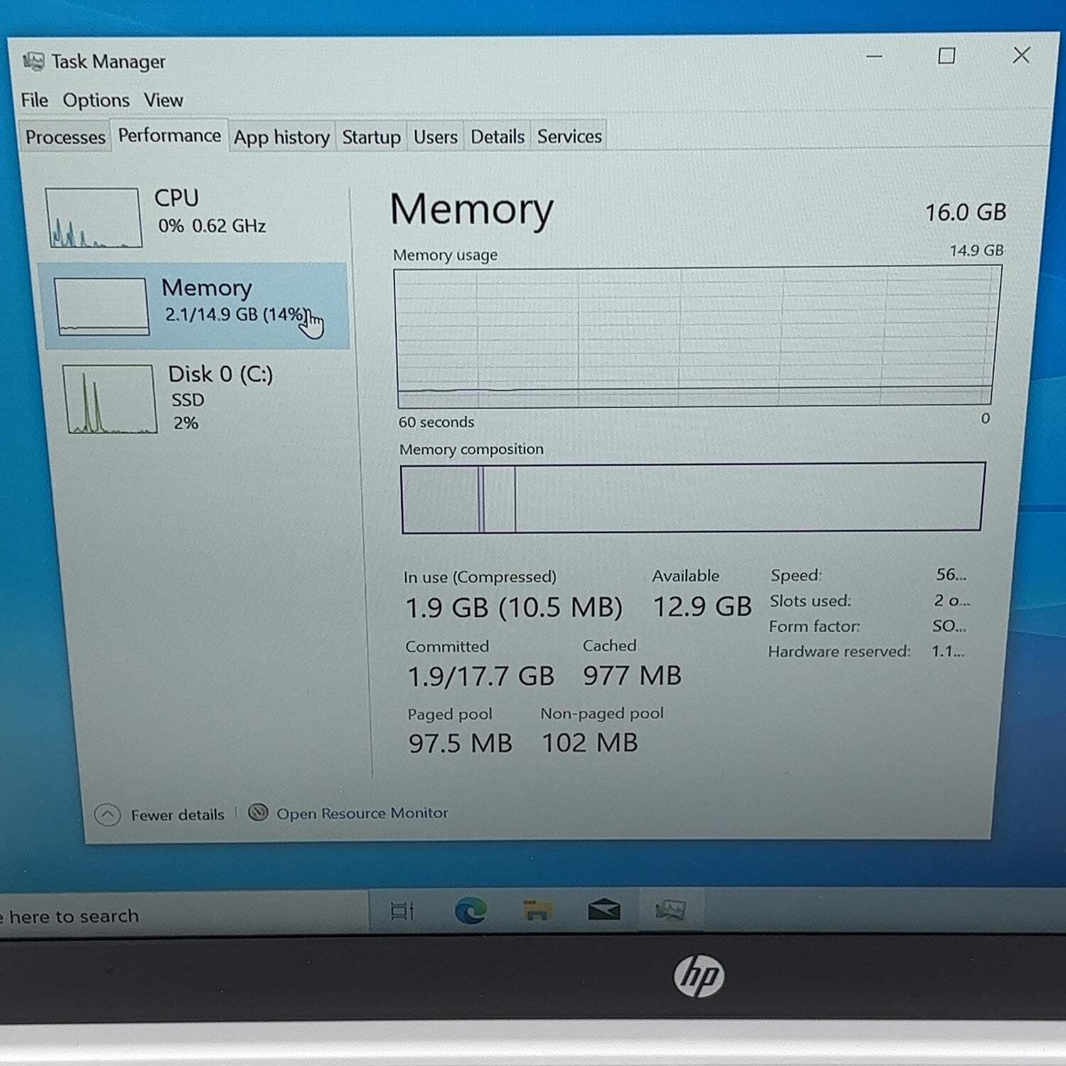 HP Omnibook 3 15-FN0506NR 15.6″ Ryzen AI 5 330 2.0GHz 16GB RAM 256GB SSD