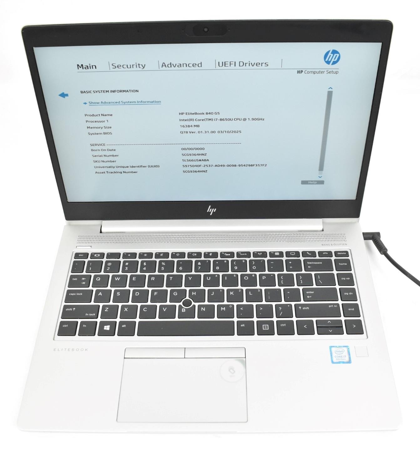 HP EliteBook 840 G5 Laptop i7-8650U 1.9GHz 16GB 128GB SSD 14″ No OS See Details