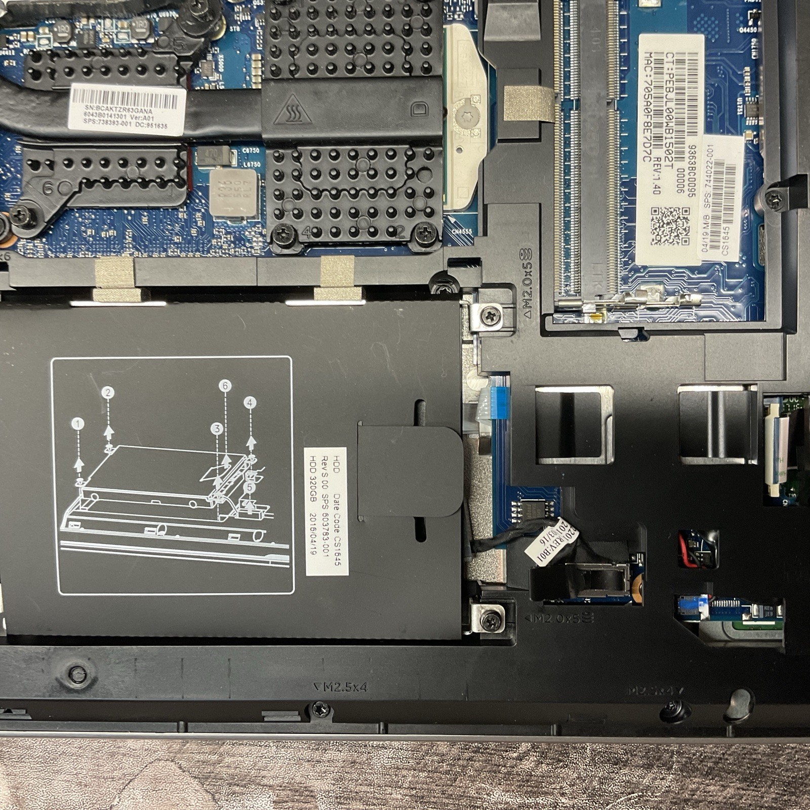 HP ProBook 650 G1 / i5 4th Gen / BIOS Unlocked / No RAM / No SSD / M5