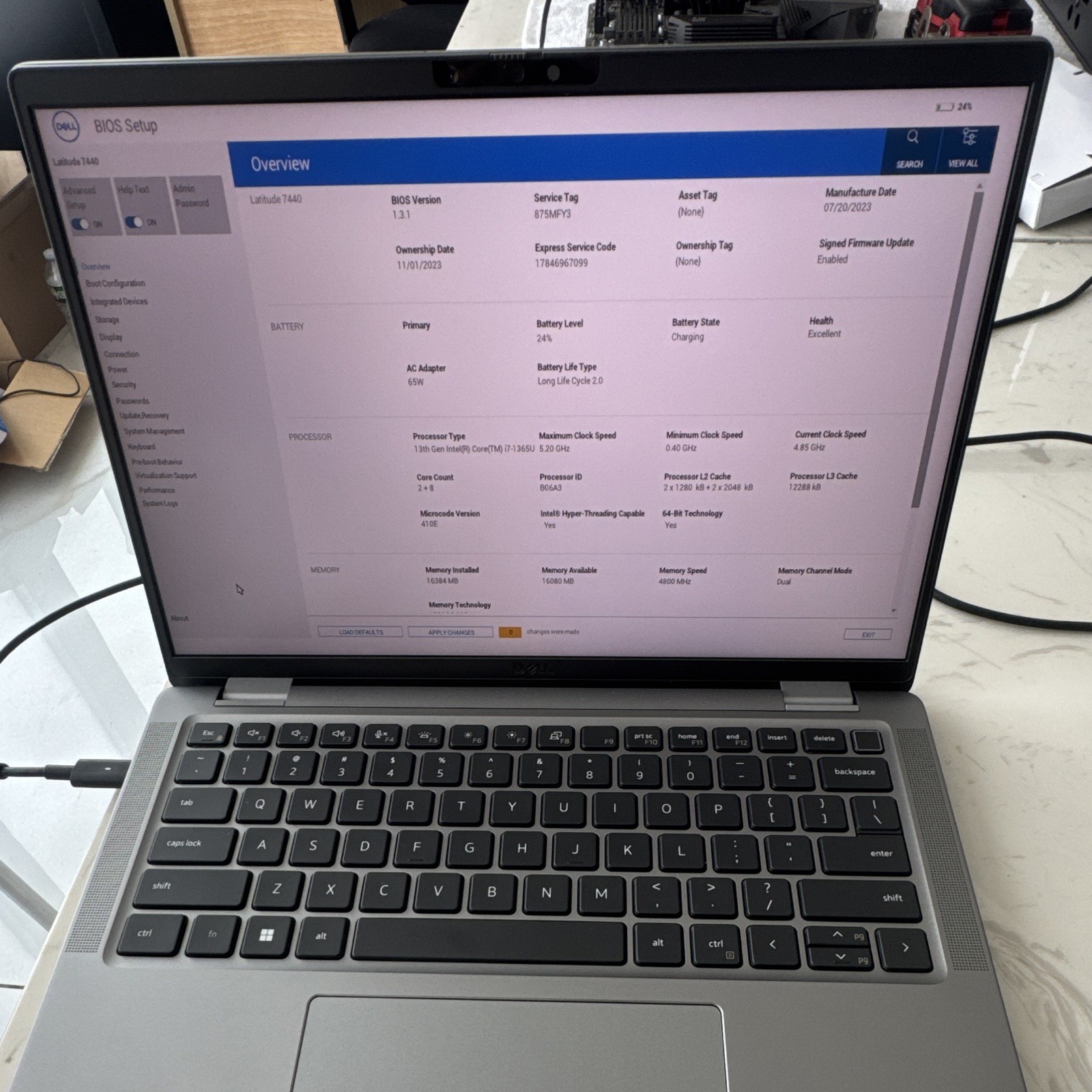 Dell Latitude 7440 14″ FHD+ i7-1365U vPro 16GB 256GB SSD Excellent Battery Win11