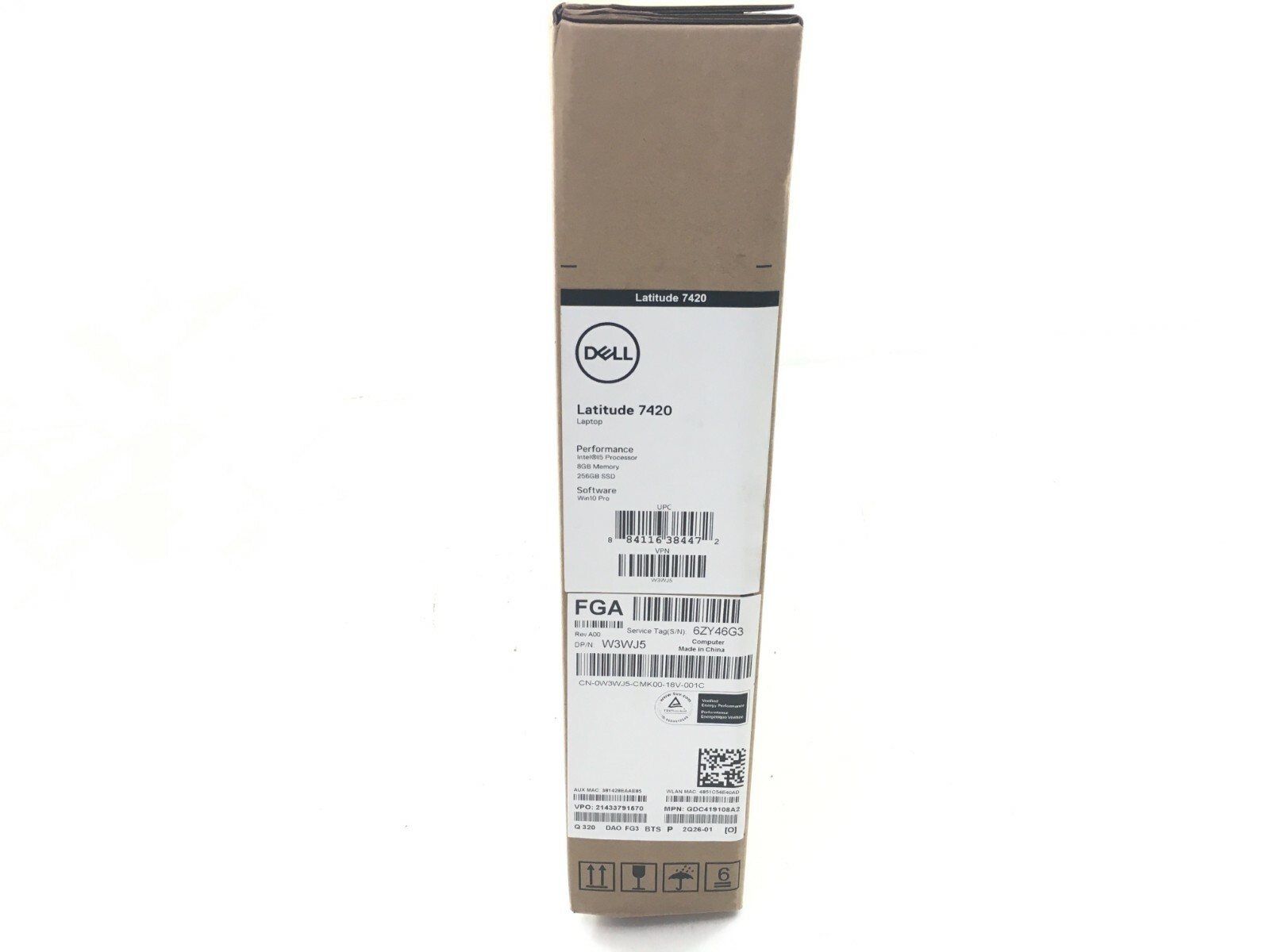 Dell Latitude 7420 14″ FHD Touchscreen i5-1135G7 2.4GHz 8GB 256GB SSD (W3WJ5)