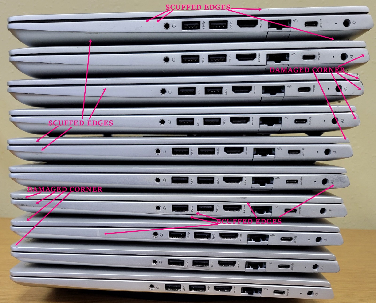 (Lot of 10)HP ProBook 450 G7 i5-10210U 1.60GHz 16GB No OS/SSD **BIOS LOCKED**