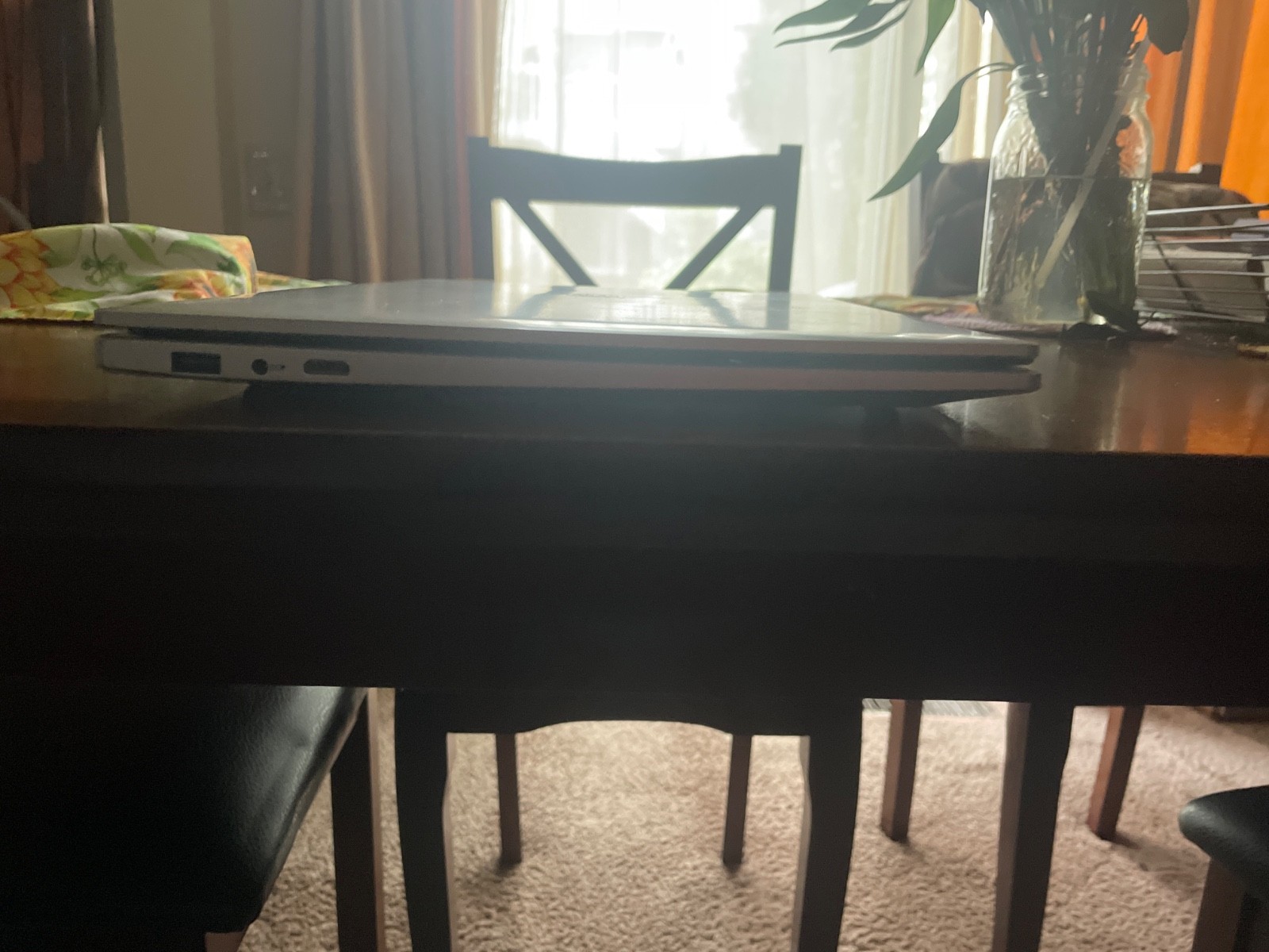 Gaming laptop, slightly used. Good condition. Grey. Medium size. Clean
