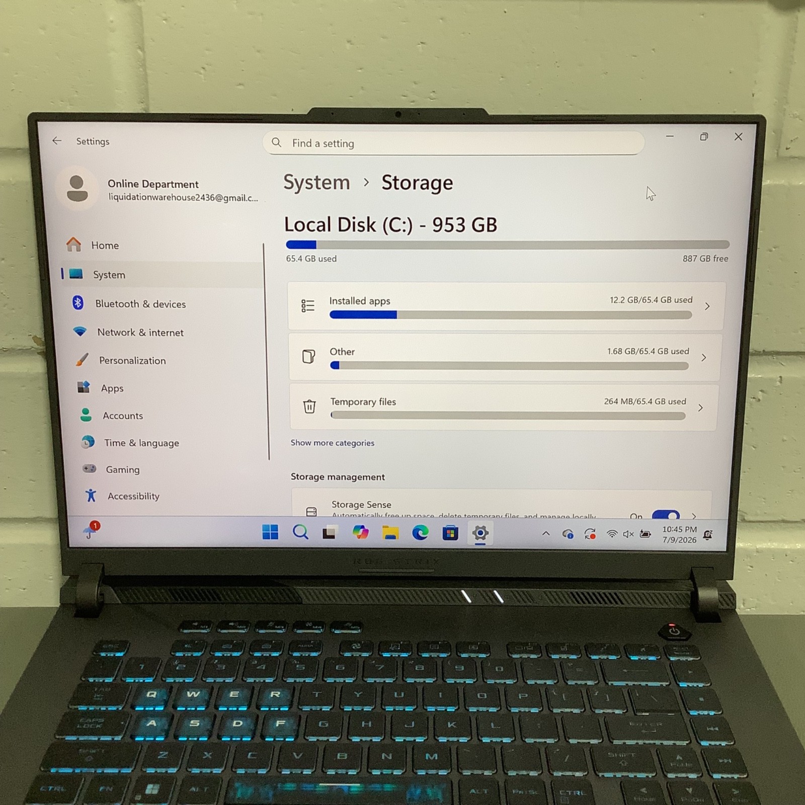 Asus ROG Strix G16 Laptop- (G614J) 13th Gen Core i9 32GB RAM 1TB SSD 8GB