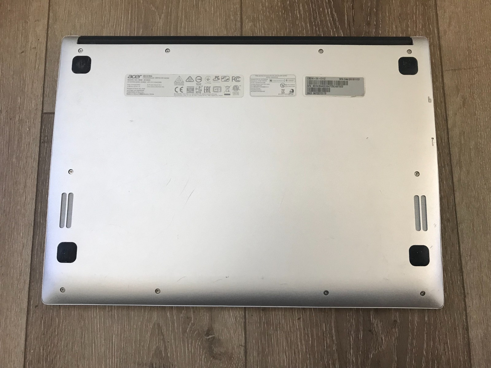 Acer CB514-1H-C11Z Chromebook 14″ Full HD Intel Celeron N3350 4GB RAM 32GB SSD