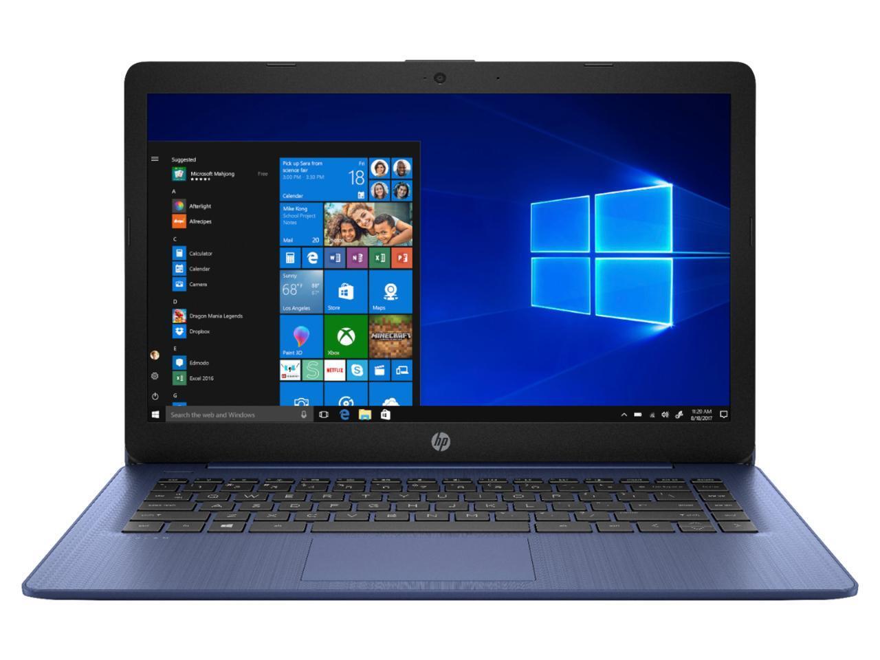 HP 14-ds0003dx 14″ HD Laptop AMD A4-9120e 4GB 64GB eMMC Win 10 Home D GRADE