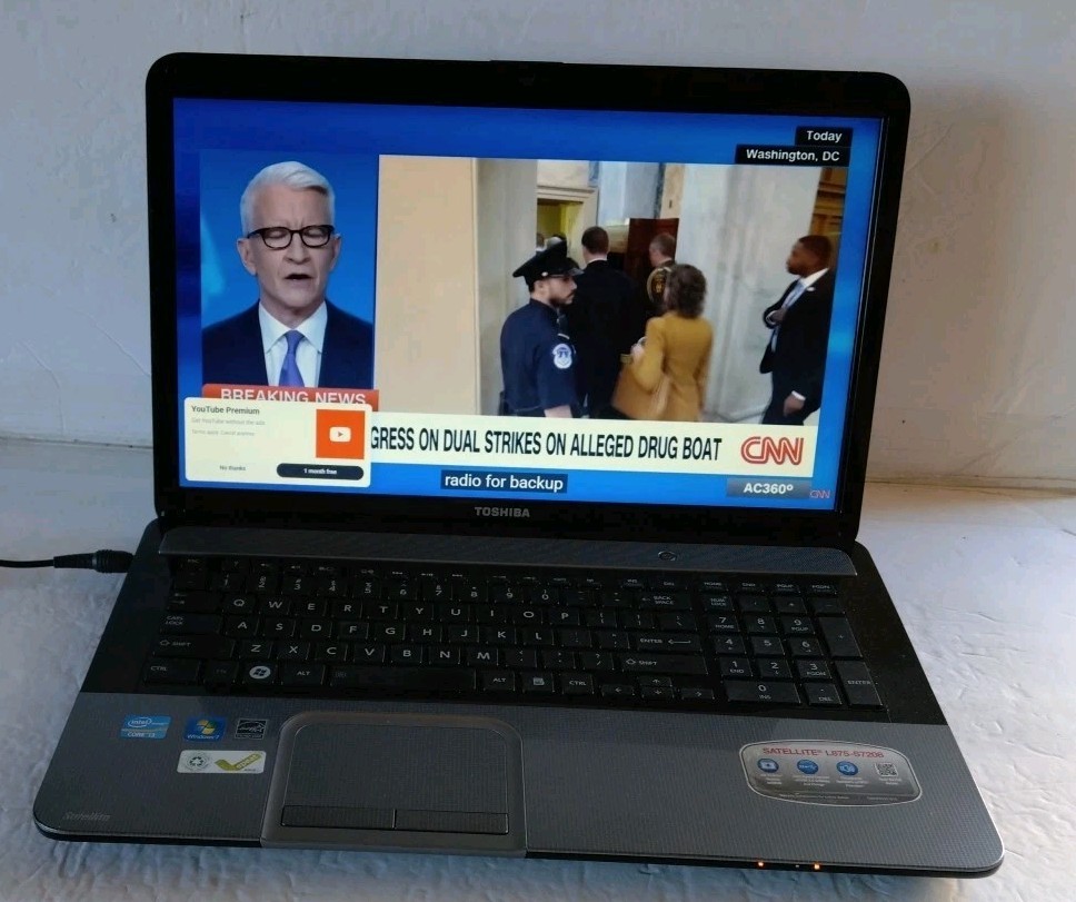 TOSHIBA SATELLITE L875-S7208 17.3″ 1 TB 8GB INTEL CORE i3-2370 2.40 GHz 10 PRO
