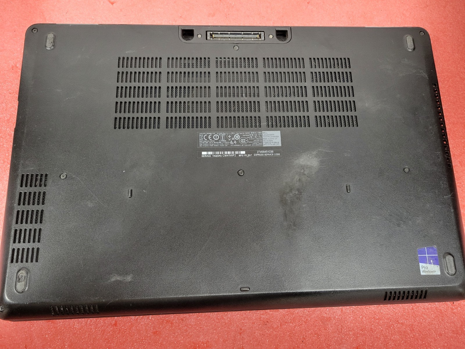Dell Latitude E5570 i5-6200U 8GB RAM Win 10 Pro *AS IS/No HDD/Read* | C808
