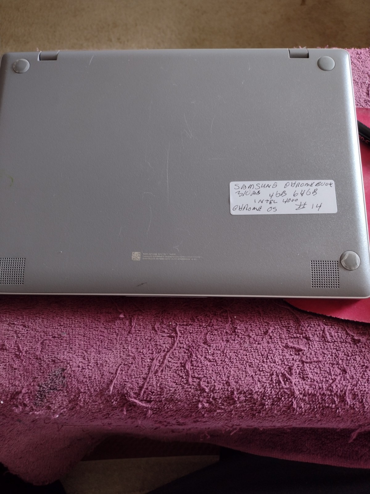 SAMSUNG XE310XBA K01US Chromebook 4 11.6″ Intel N4000 4GB 64GB nice clean RARE