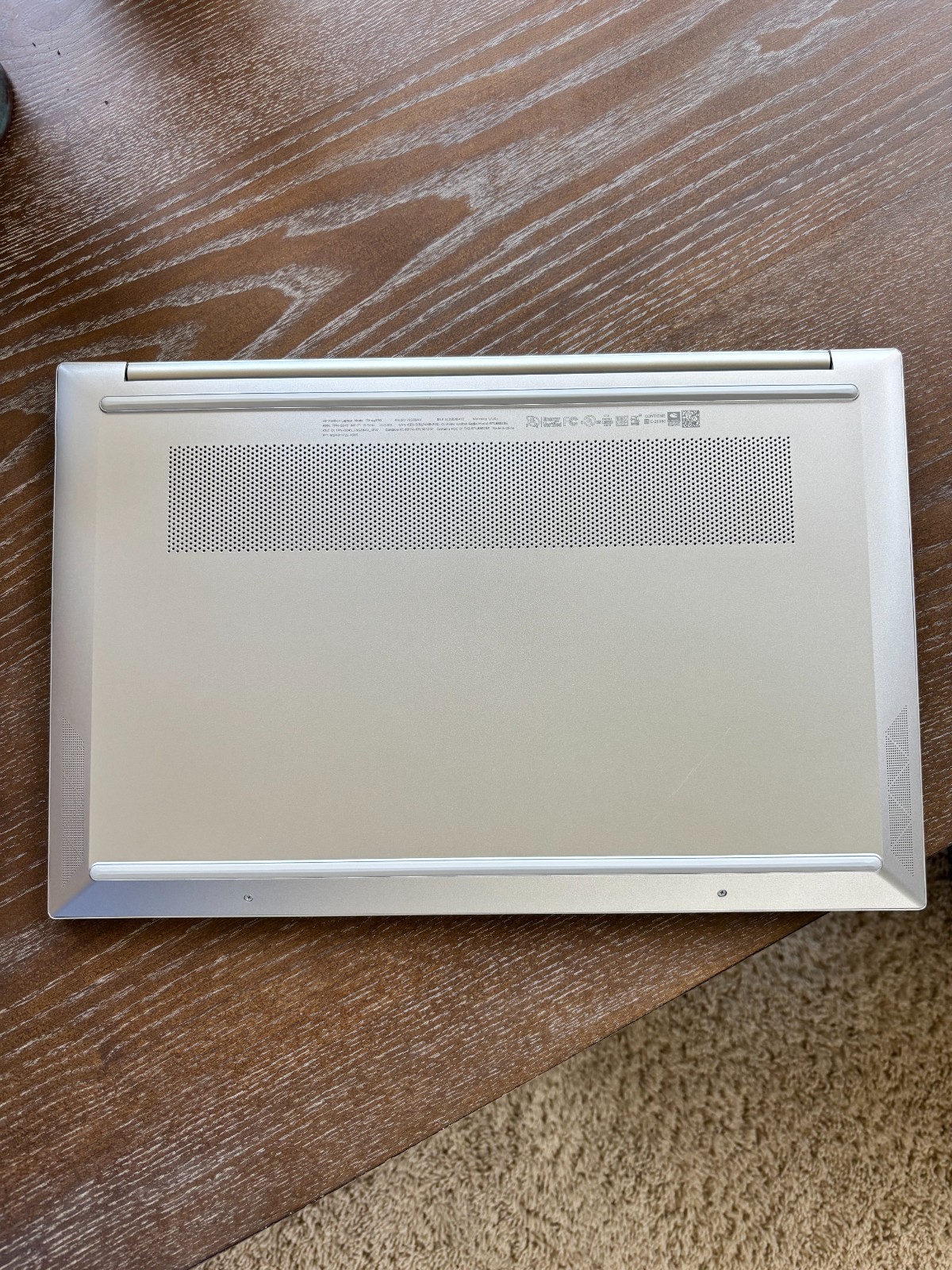 hp pavilion laptop 15t-eg300 15.6, silver, 15.6 inch screen display
