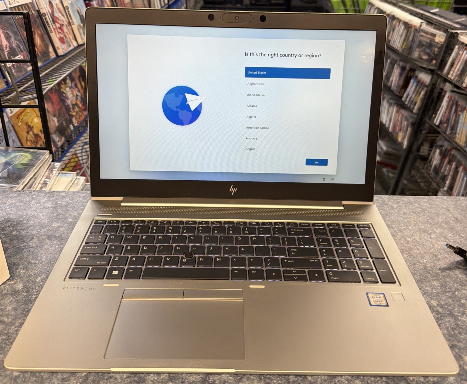 HP Elitebook 850 15.6” G6 I7-8665U 512SSD NVME 16GB Win11