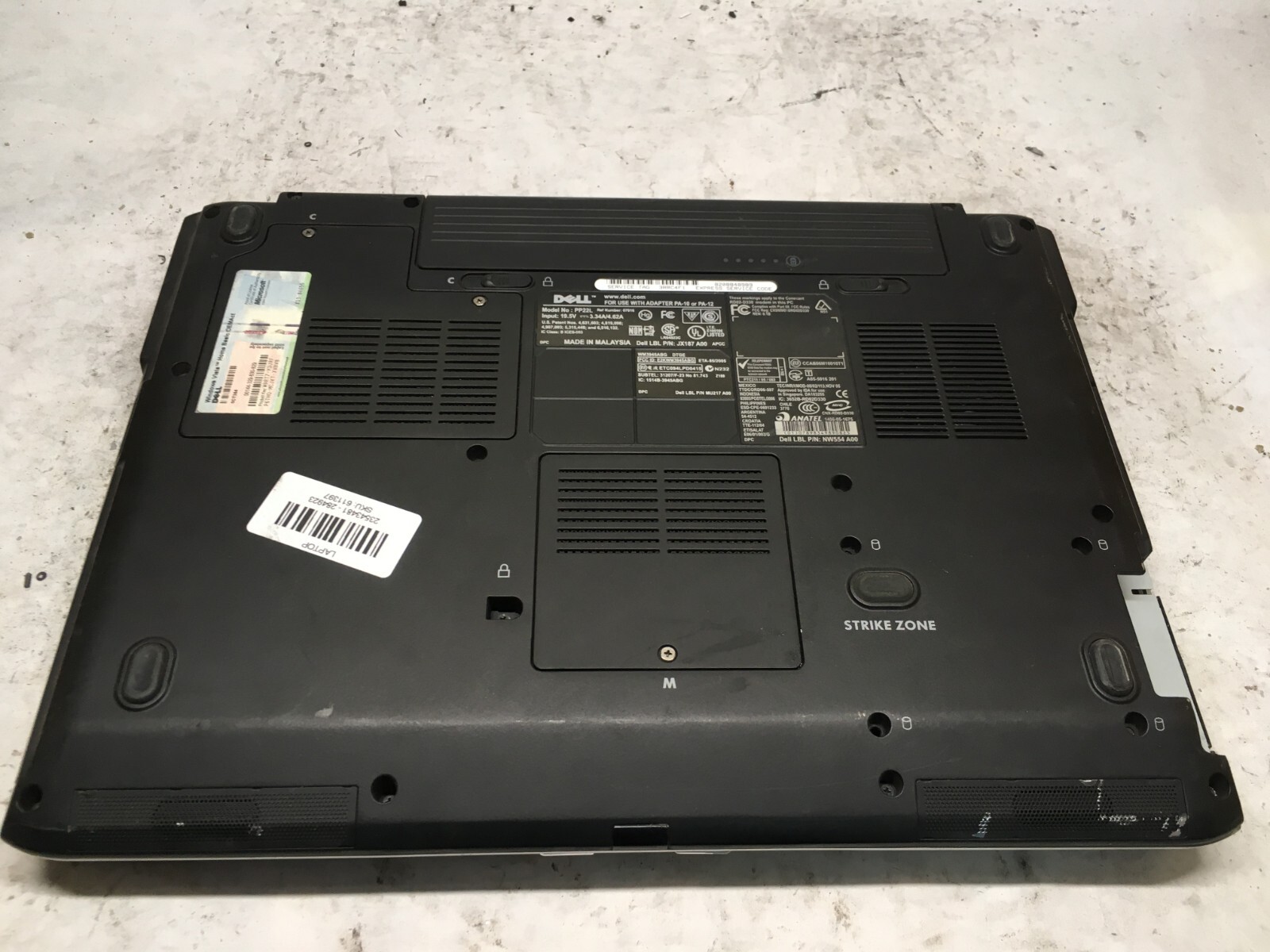Dell Inspiron 1520 15″ (AS IS) Intel Core 2 Duo @ 1.5 GHz – JZ