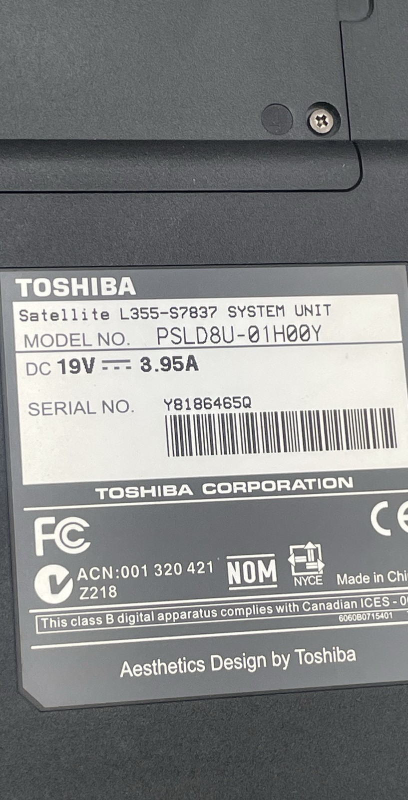 Toshiba Satellite 1805-S203 Retro Gaming 13.3″ Laptop Vintage Lot of 2 No HDD